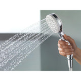 ActivTouch 9-Spray 3.8 in. Single Wall Mount Handheld Shower Head in White - Super Arbor