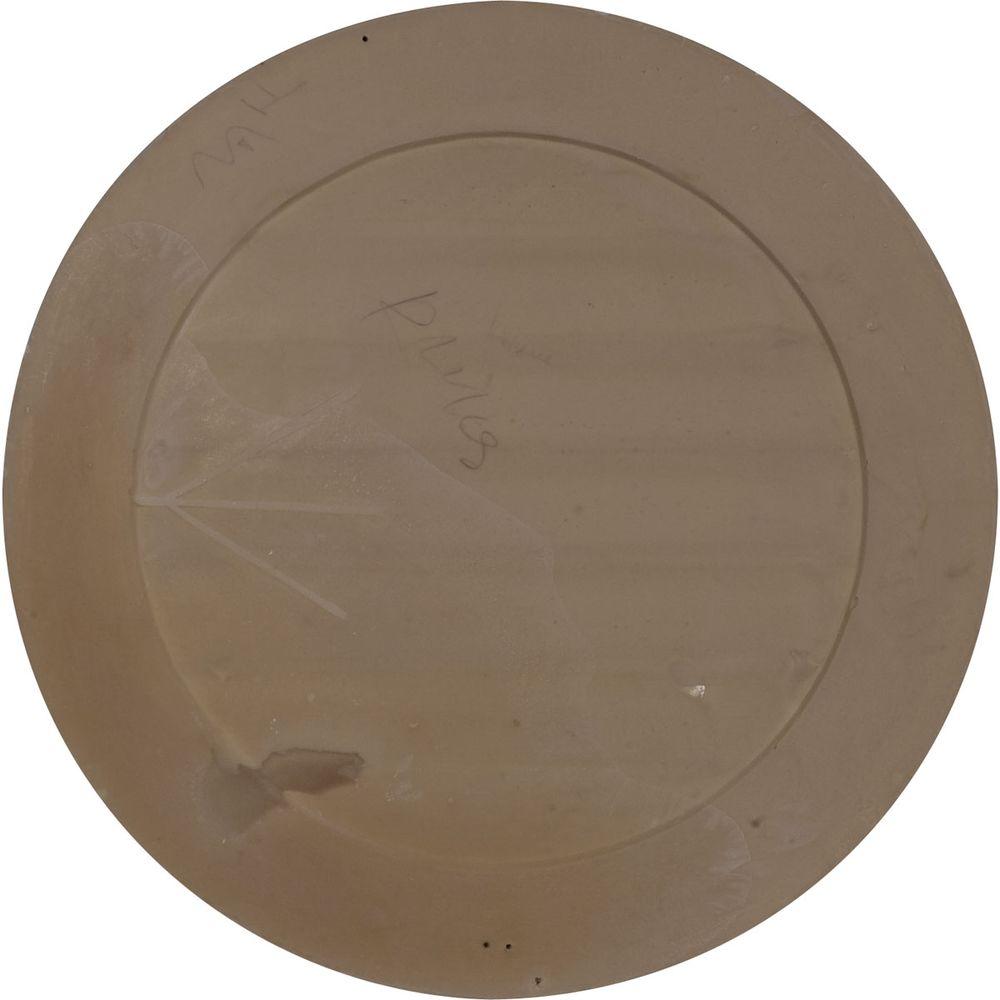 18 in. x 18 in. Round Primed Polyurethane Paintable Gable Louver Vent - Super Arbor