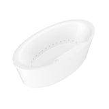 Sunstone 5.7 ft. Acrylic Flatbottom Air Bath Tub in White - Super Arbor