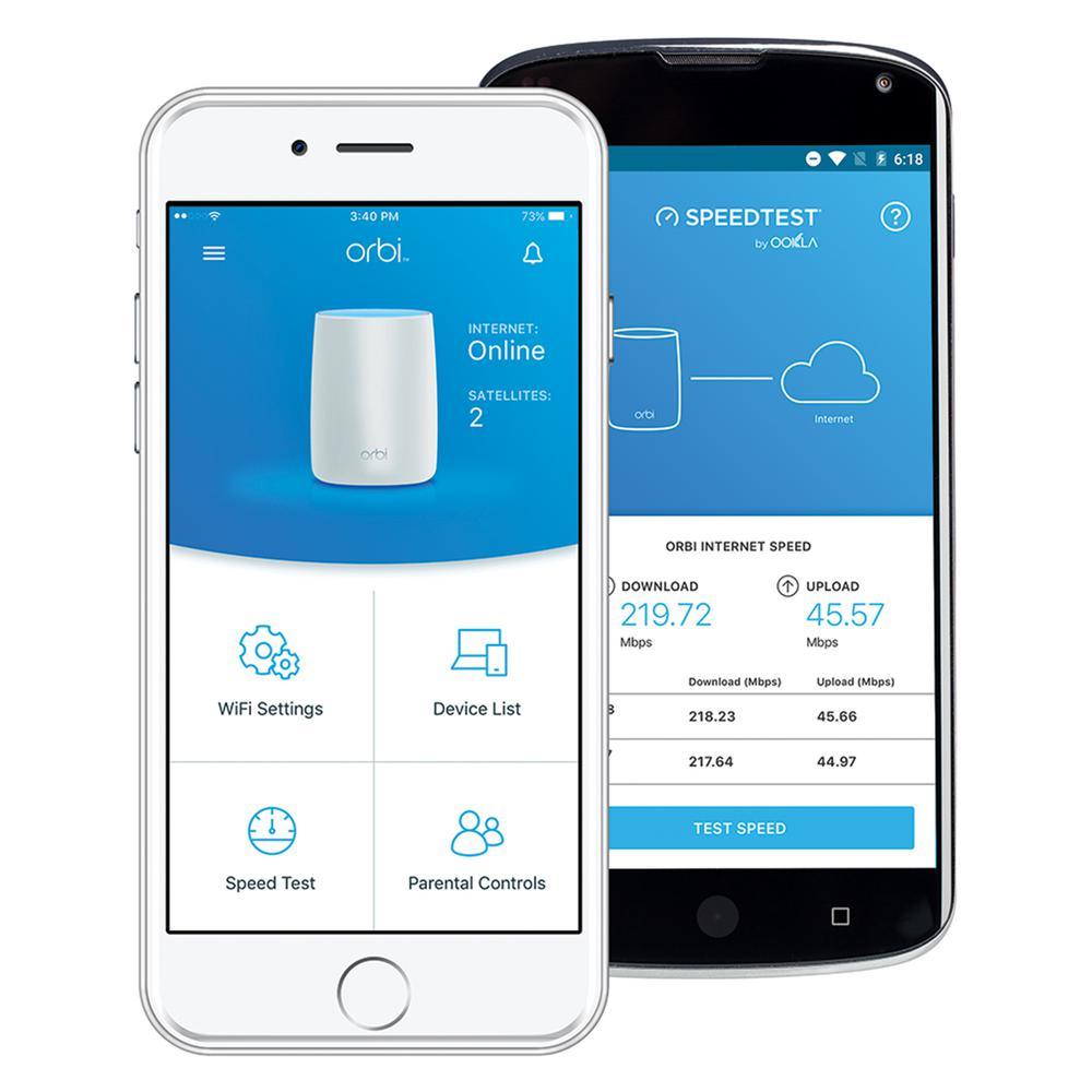 Orbi AC3000 Tri-Band WiFi System - 3 Gbps - Super Arbor