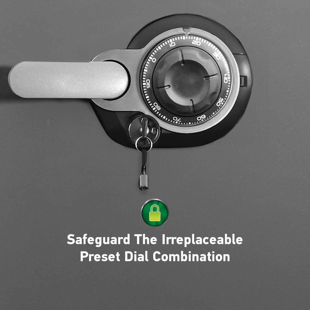 SFW205DPB 2.0 cu. ft. Fireproof Safe and Waterproof Safe with Dial Combination - Super Arbor