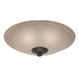 Low Profile Ceiling Fan Light Kit with Toffee Glass