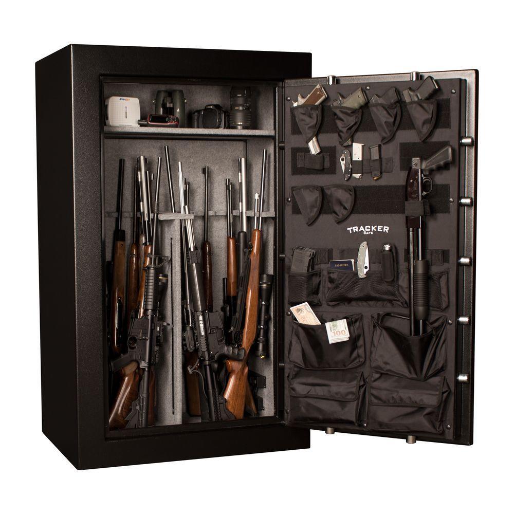 34-Gun Fire-Resistant Combination/Dial Lock, Black Powder Coat - Super Arbor