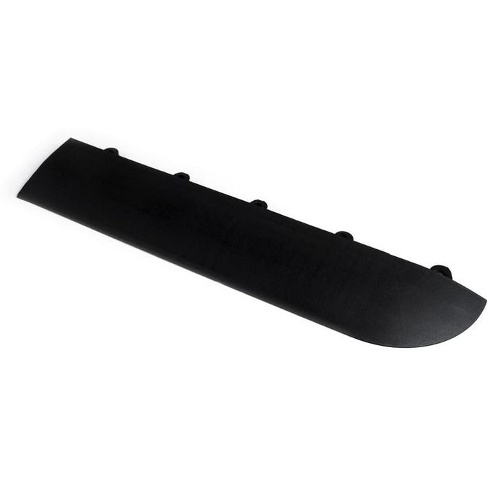 MotorDeck 12 in. x 3 in. Black Modular Female Edging Kit (22-Piece, includes 2 Corner Edges)
