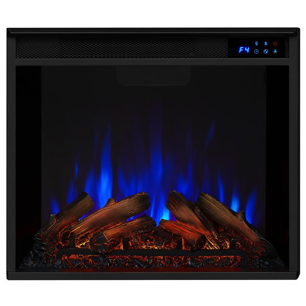 Granby 50 in. Freestanding Electric Fireplace in Dark Walnut - Super Arbor