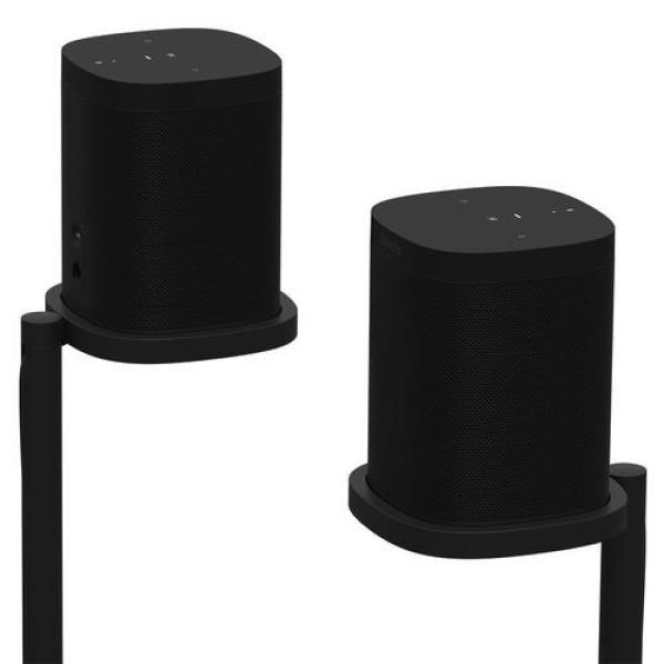 Black Pair of Stands for Sonos One - Super Arbor