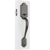 Arlington Venetian Bronze Handle Only without Deadbolt with Tustin Left-Handed Door Lever - Super Arbor