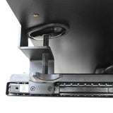 AIRLIFT 360 Clamp-On Extra-Wide Under Desk Sliding Ball-Bearing Keyboard Tray - Super Arbor