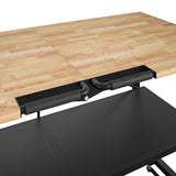 Kobalt 24-in L x 34-in H Rolling Black Wood Portable Work Bench