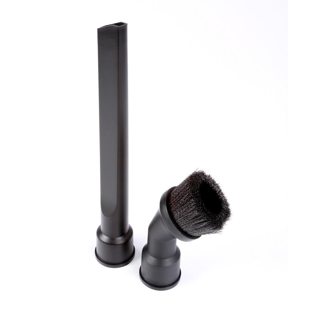 1-1/4 in. to 1-7/8 in. Dusting Brush and Crevice Tool Accessory Kit for RIDGID Wet/Dry Shop Vacuums - Super Arbor
