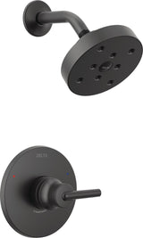Delta Trinsic Matte Black 1-Handle Shower Faucet