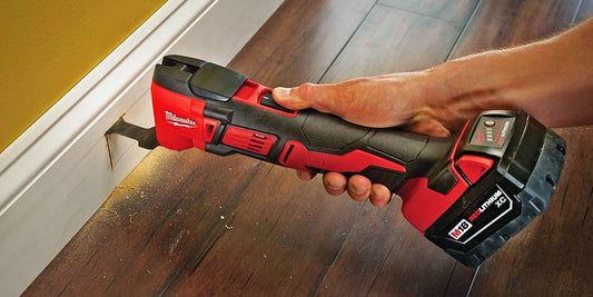 Milwaukee M12 12V Lithium-Ion Cordless Oscillating Multi-Tool with M12 Rotary Tool and 6.0Ah XC Battery Pack