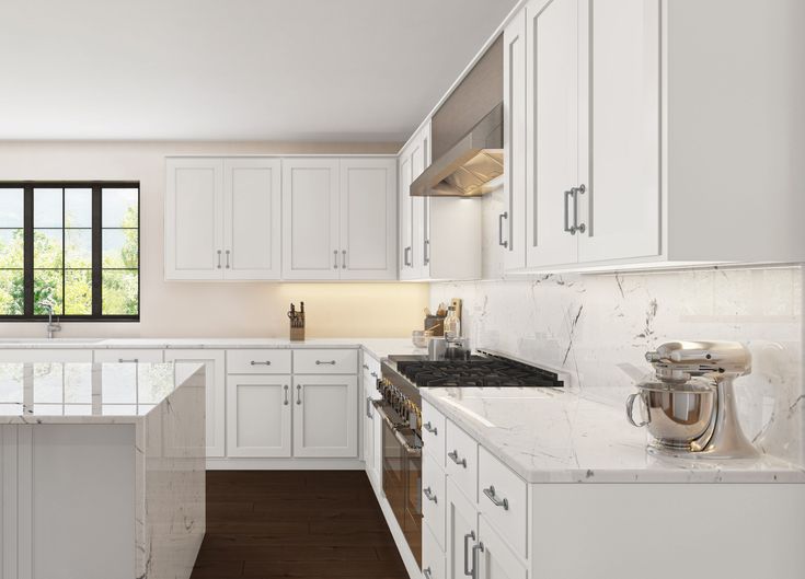 RELIABILT Parkstone 21-in W x 42-in H x 12-in D White Wall Fully Assembled Plywood Cabinet (Shaker Door Style)