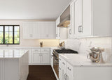 RELIABILT Parkstone 21-in W x 42-in H x 12-in D White Wall Fully Assembled Plywood Cabinet (Shaker Door Style)