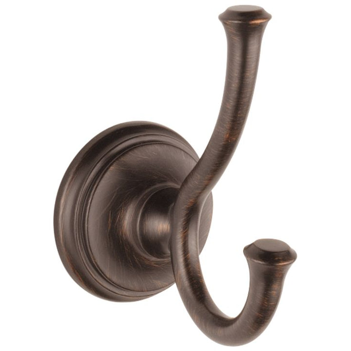 Delta  Cassidy 2-Hook Venetian Bronze Towel Hook