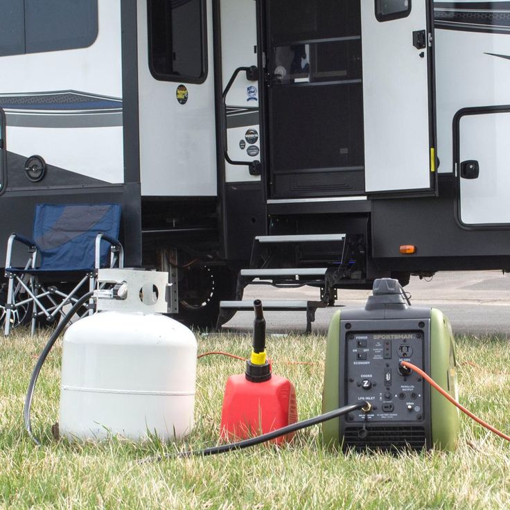 Sportsman 2,200/1,800-watt Dual Fuel LPG/Gasoline Powered Recoil Start Portable Inverter Generator with Parallel Capacity