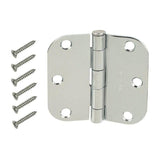 3-1/2 in. Square Corner Satin Brass Door Hinge Value Pack (24-Pack)