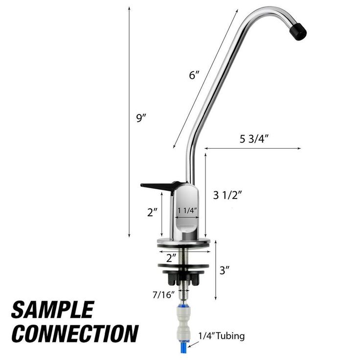 Standard Reverse Osmosis RO Drinking Water Filter Faucet