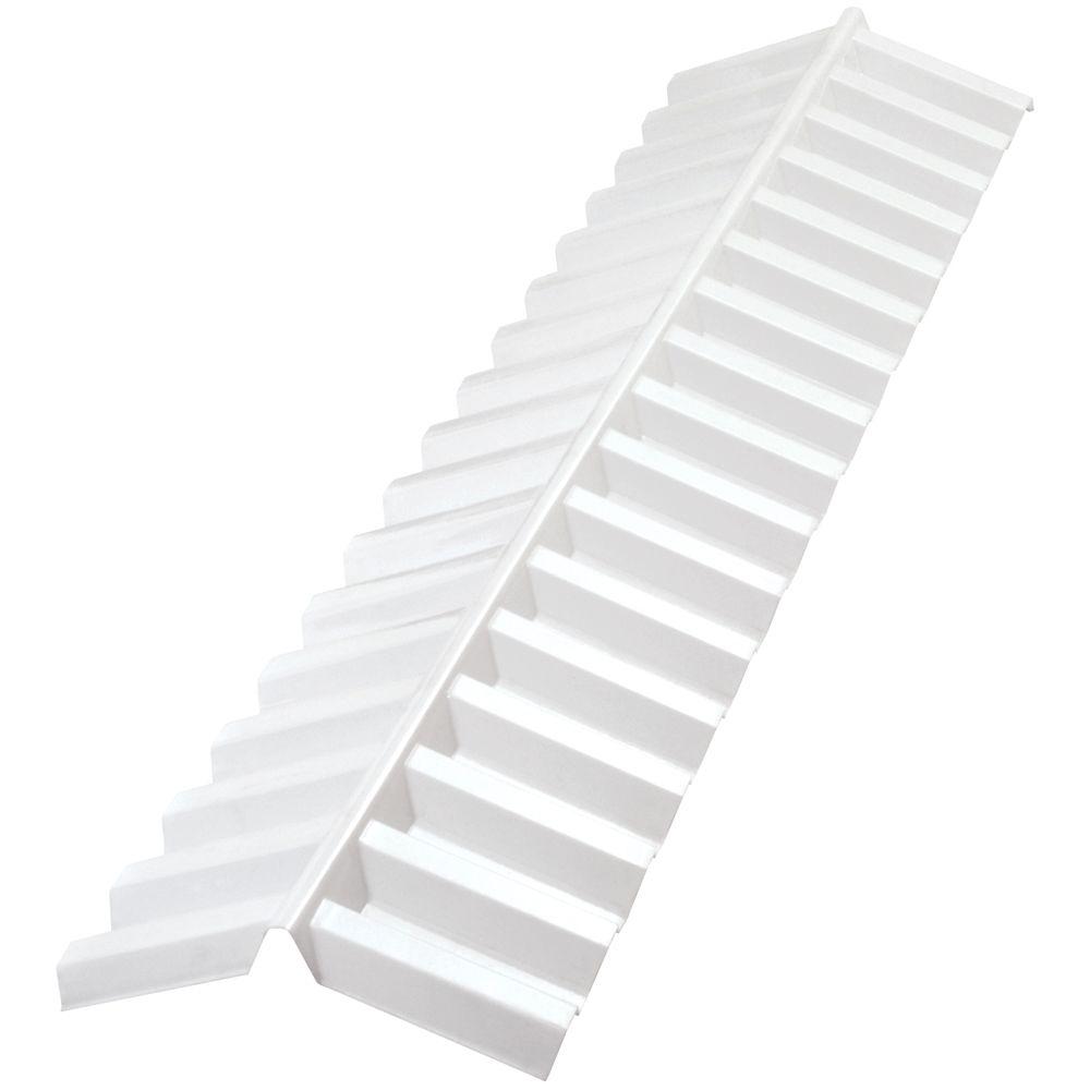 4 ft. Polycarbonate Roof Panel Ridge Cap in White Opal - Super Arbor