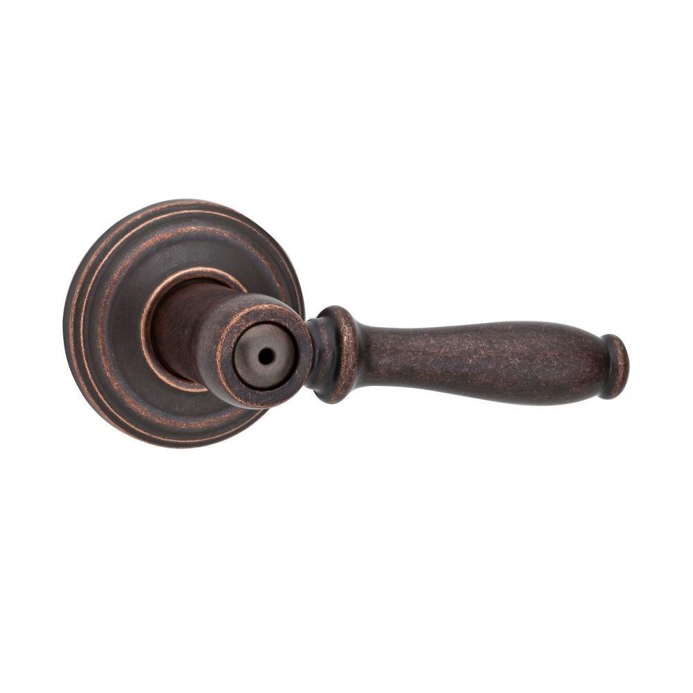 Ashfield Venetian Bronze Privacy Door Lever with Microban Antimicrobial Technology - Super Arbor