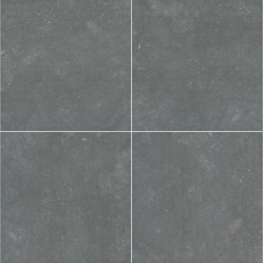 Vulkon Nero 24 in. x 24 in. Matte Porcelain Paver Tile (14 pieces / 56 sq. ft. / pallet) - Super Arbor
