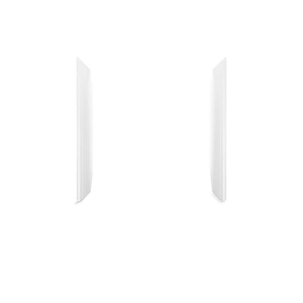 STORE+ 30 in. x 60 in. Single Threshold Left-Hand Shower Base with Shower Walls and 12-Piece Accessory Kit in White - Super Arbor