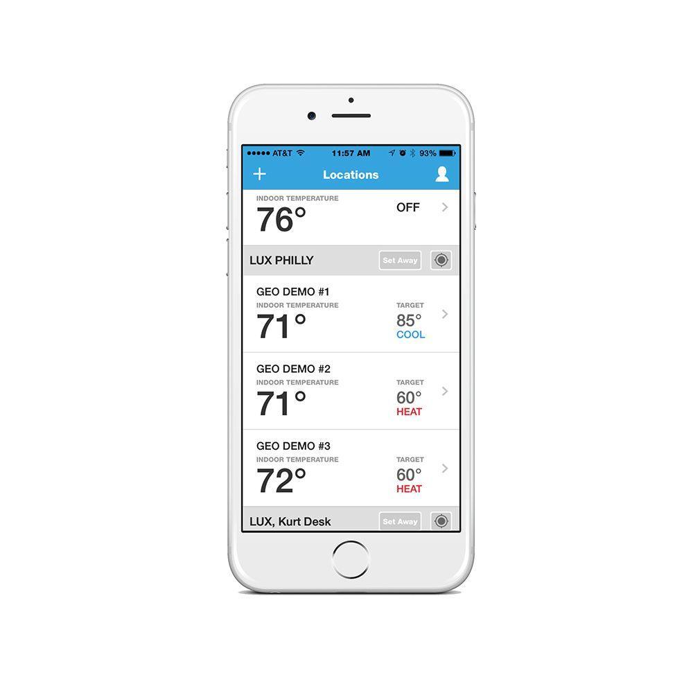 7-Day Wi-Fi Programmable Thermostat in White - Super Arbor