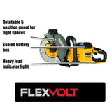 FLEXVOLT 60-Volt Lithium-Ion Cordless 9 in. Construction Saw w/(2) FLEXVOLT Batteries & 7-1/4 in. Wormdrive Circular Saw - Super Arbor