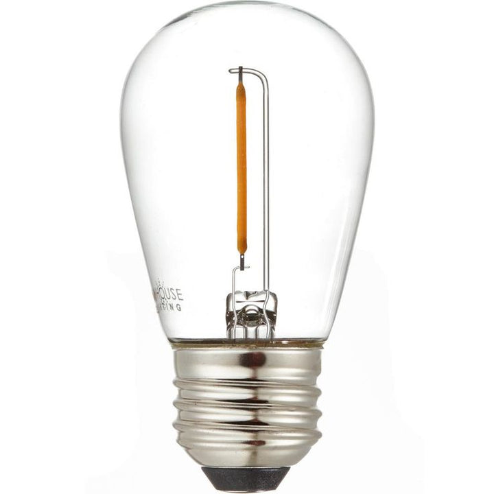 Newhouse Lighting 11-Watt Equivalent S14 Shatter-Resistant String Light Edison LED Bulbs Warm White 2700K (30-Pack)