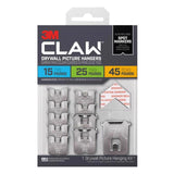 3M Claw Drywall Picture Hanging Set, 45 lb Capacity, 10-Piece