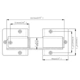 Everbilt Black Extra Heavy-Duty Gate Flip Latch