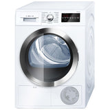 Bosch 800 4-cu ft Stackable Ventless Electric Dryer (White/Chrome) ENERGY STAR