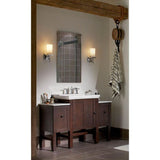 Catalan 20-1/8 in. W x 36 in. H Aluminum Single-Door Surface-Mount Medicine Cabinet