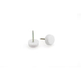 3/4 in. White Base Nail-On Glides (80-Pack) - Super Arbor