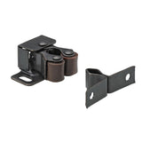 Double Roller Catch, Bronzed Antique (1-Pack)