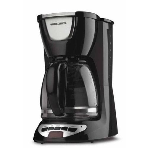 BLACK+DECKER 12-Cup Programmable Coffeemaker with Glass Carafe