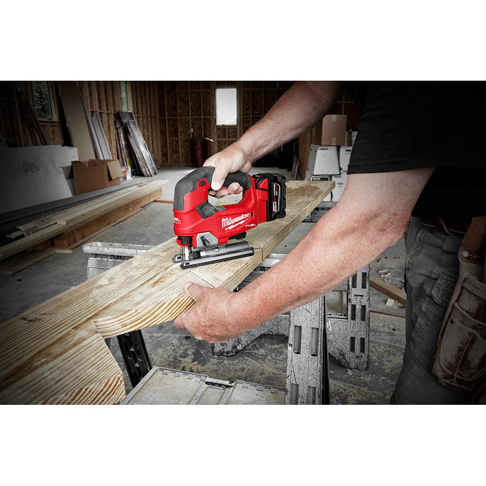 M18 FUEL 18-Volt Lithium-Ion Brushless 7-1/4 in. Cordless Dual Bevel Sliding Compound Miter Saw with Jig Saw