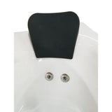59 in. Acrylic Left Drain Corner Apron Front Whirlpool Bathtub in White - Super Arbor