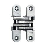 1 in. x 4-5/8 in. Satin Chrome Invisible Hinge - Super Arbor