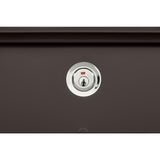 Bordeaux Locking Rubbed Bronze Wall Mount Mailbox - Super Arbor