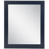 25.67 in. W x 31.38 in. H Framed Rectangular Bathroom Vanity Mirror in Blue