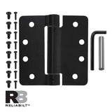 4 in. Oil-Rubbed Bronze 5/8 in. Radius Adjustable Spring Door Hinge