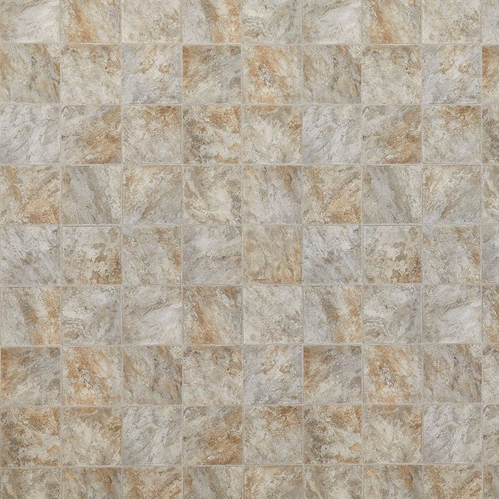 Mohawk 12-ft W Cut-to-Length Sienna Slate Stone Look Low-Gloss Finish Sheet Vinyl