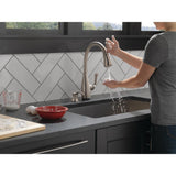 Dominic Single-Handle Pull-Down Sprayer Kitchen Faucet with Touch2O & ShieldSpray Technology in SpotShield Stainless - Super Arbor