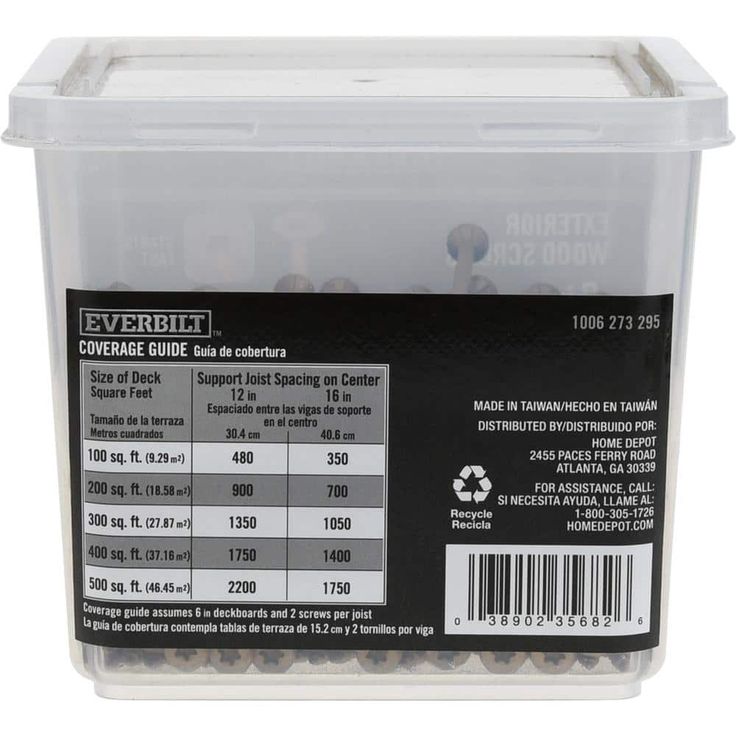 Everbilt #10 in. x 6 in. Star Drive Flat Head Exterior Wood Screws 20 lbs.- Box (708-Piece)