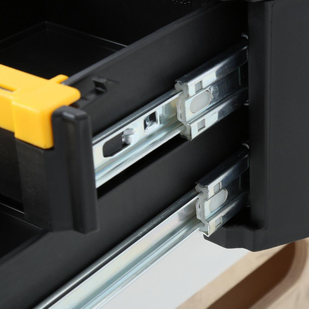 TSTAK IV 7 in. Stackable 18-Compartment Double Shallow Drawer Small Parts & Tool Storage Organizer - Super Arbor