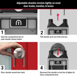 Universal Shackle Portable Lock Box - Super Arbor