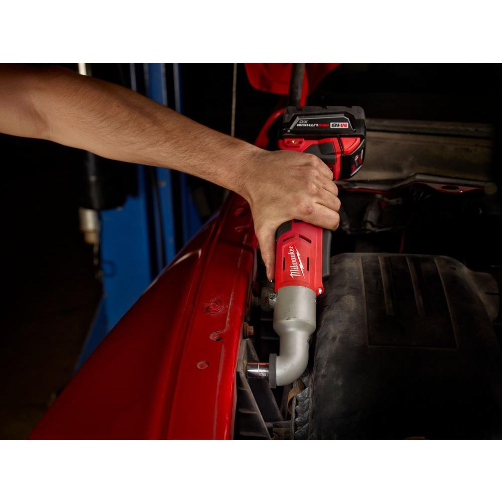 M18 18-Volt Lithium-Ion Cordless 3/8 in. 2-Speed Right Angle Impact Wrench (Tool-Only)