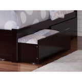 Urban Queen-King Espresso Bed Drawers - Super Arbor