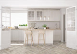 Style Selections Sahalee Natural 8-in x 48-in Glazed Porcelain Wood Look Tile